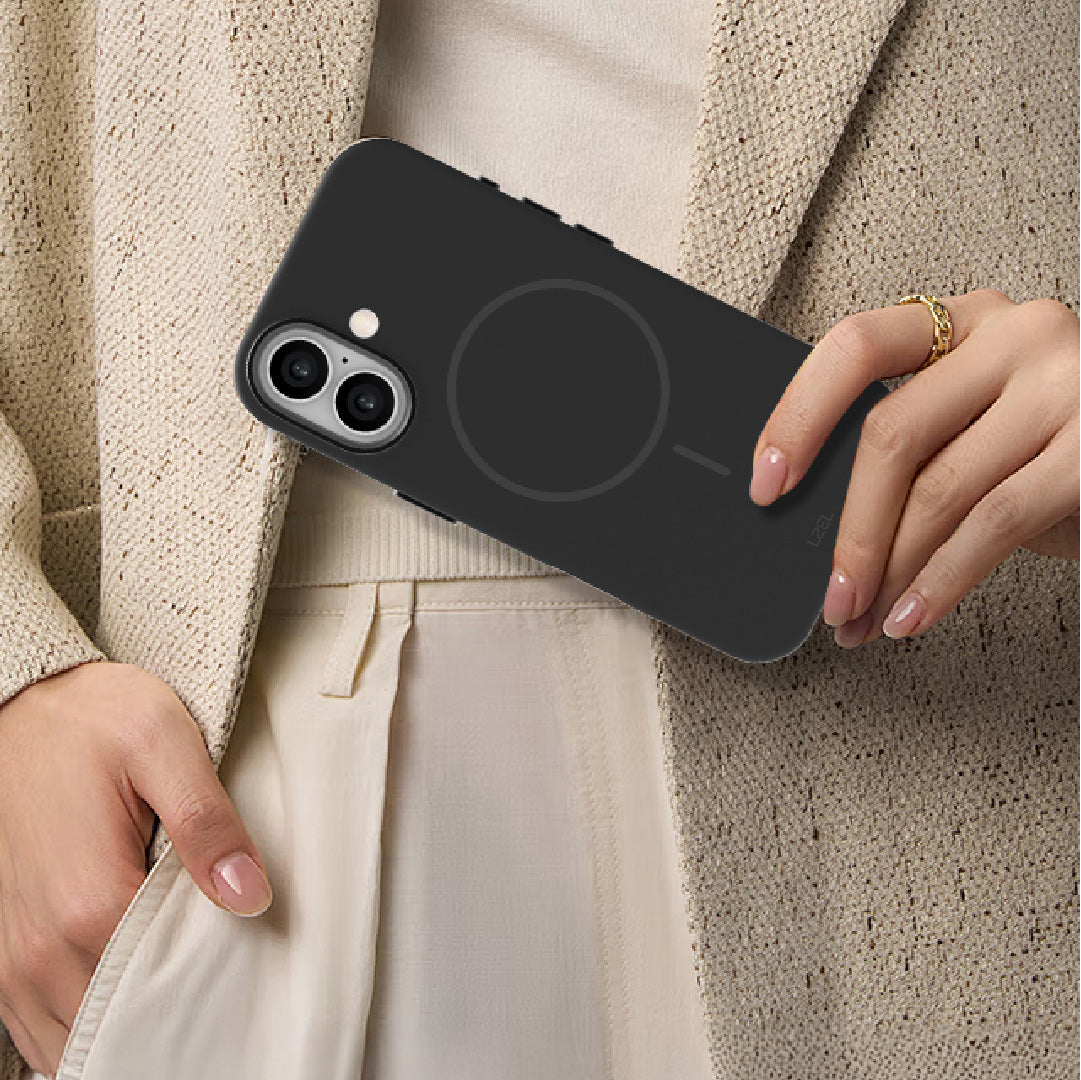 LZEL Magnexin Silicone Case for iPhone 17 | Black