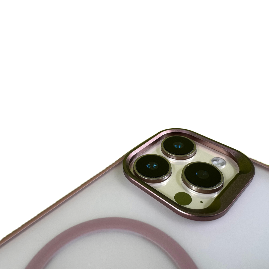 LZEL iPhone 16 Pro Mag Fusion Prime Clear Matt With MagSafe | Gold