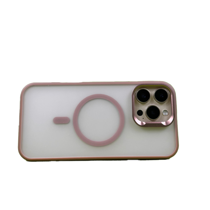 LZEL iPhone 16 Pro Max Mag Fusion Prime Clear Matt With MagSafe |Gold