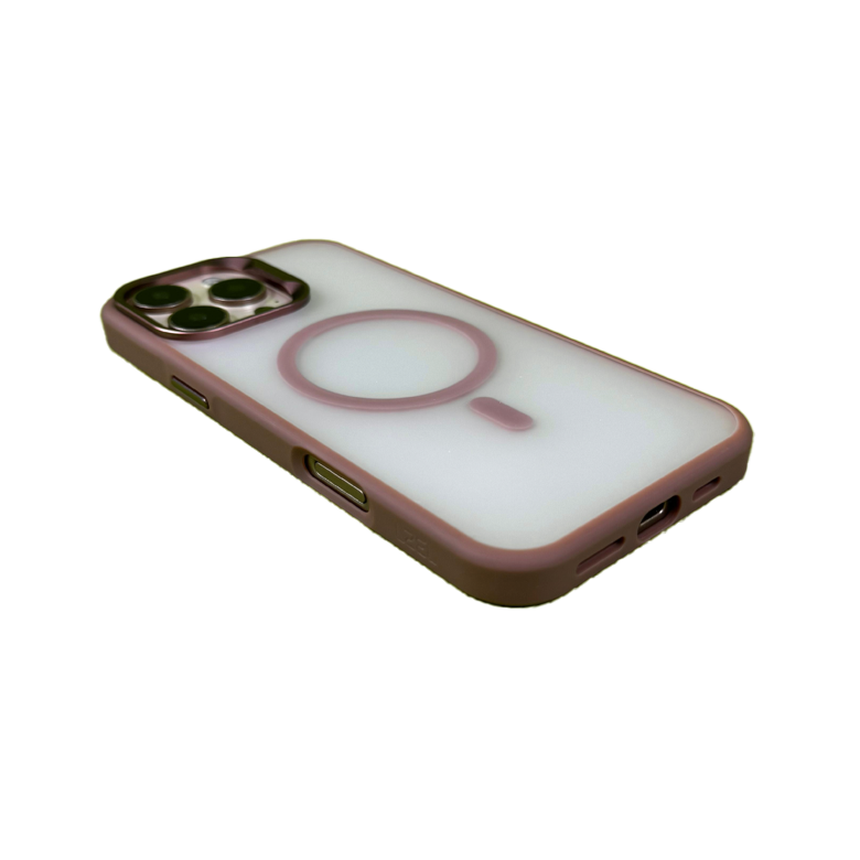 LZEL iPhone 16 Pro Mag Fusion Prime Clear Matt With MagSafe | Gold