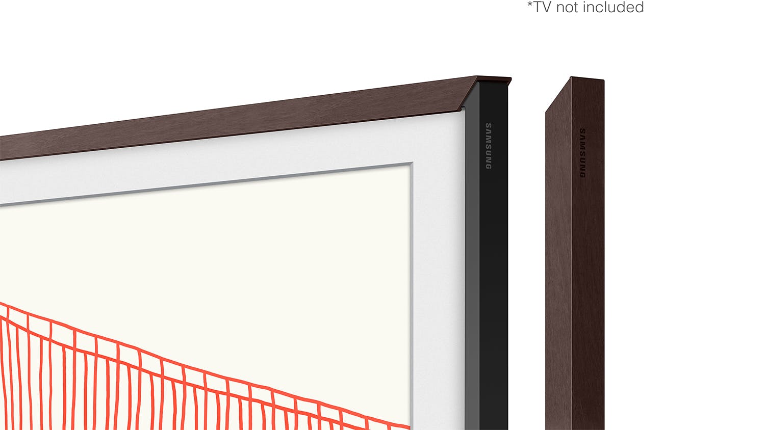 Samsung Customizable Brown Color Bezel for The Frame TV 50 inch