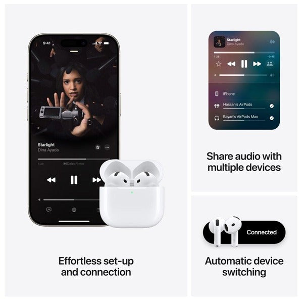سماعات Apple Airpods 4 | أبيض