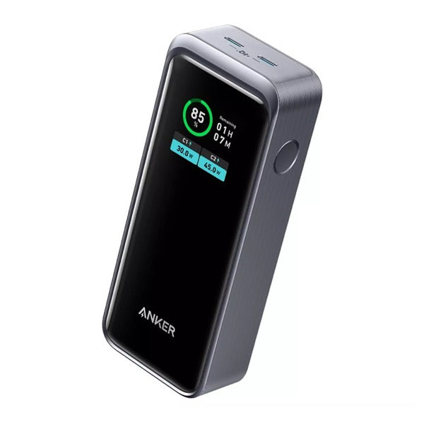 بطارية شحن متنقلة Prime بسعة 12000 مللي أمبير بقوة 130 واط من Anker | أسود