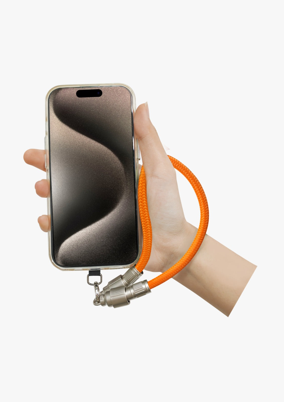 كيبل مضفر من سبائك الزنك من أسلي جلوبال USB-C إلى USB-C بقدرة 65 واط 0.3 متر | برتقالي