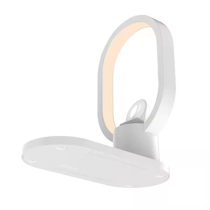 4 In 1 Wireless Charger with Lamp | White