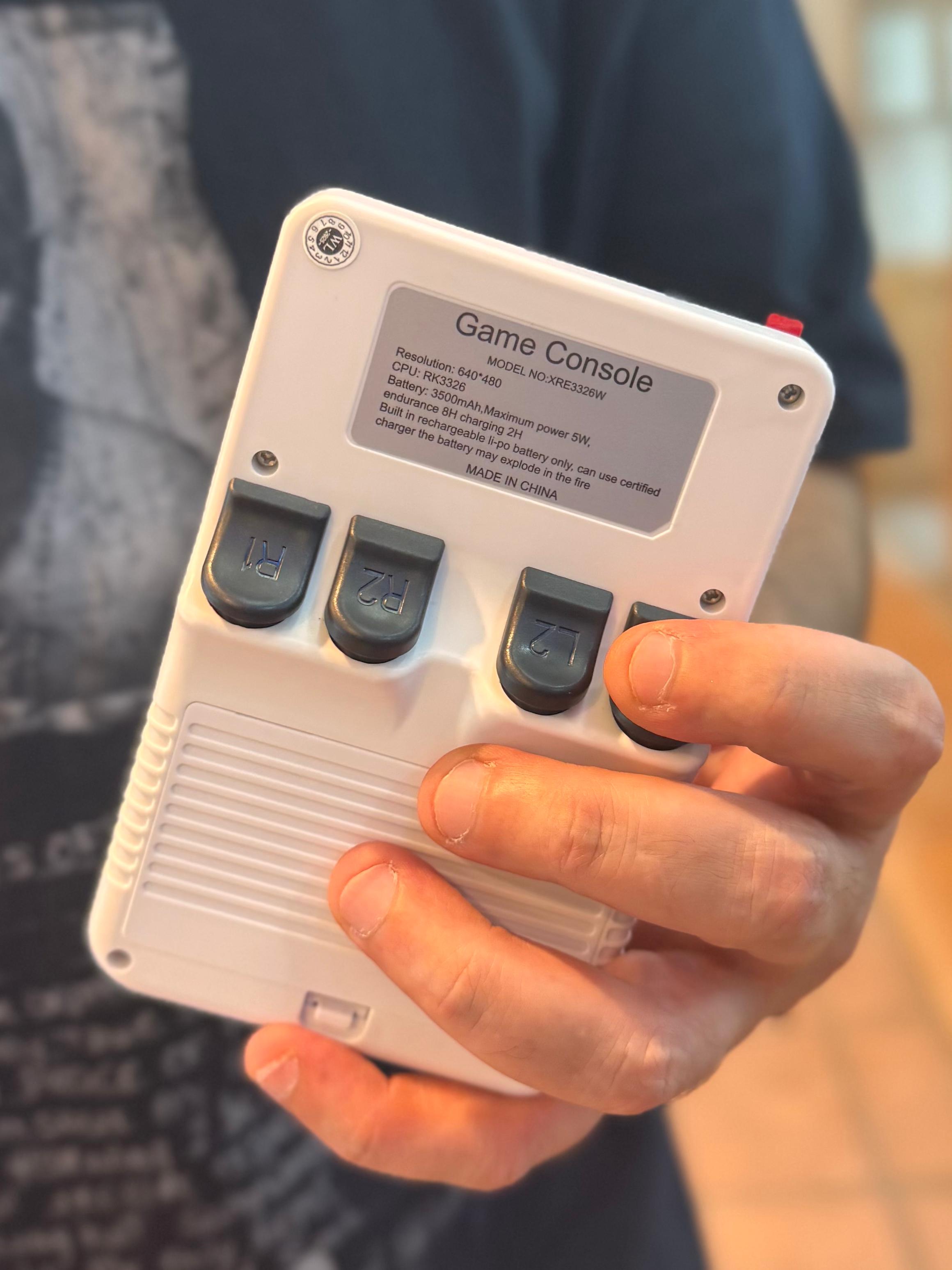 Asli Global Xretro Engine 3.5 Xretro Handheld Game Console With Linux System 128GB | White