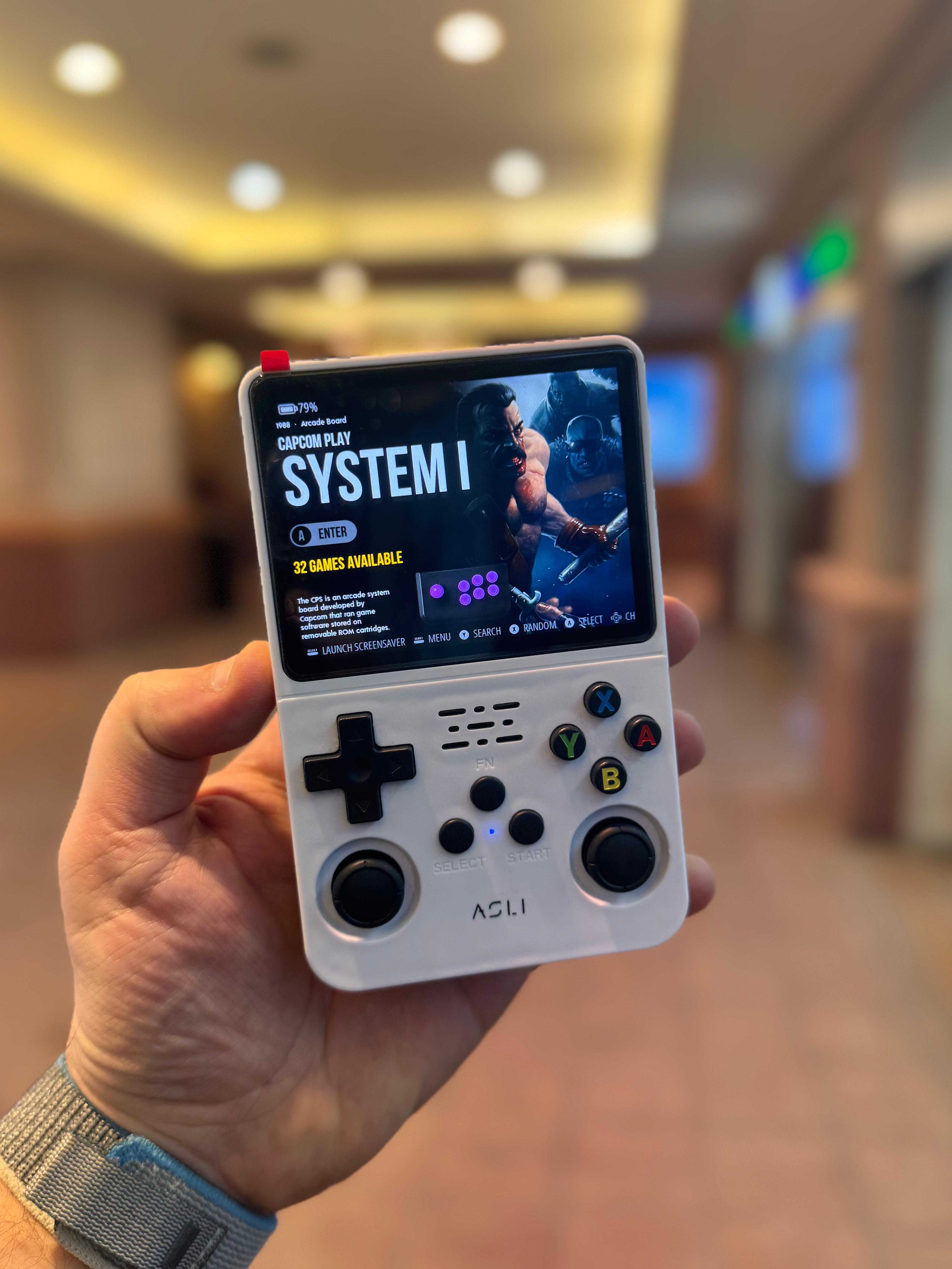 Asli Global Xretro Engine 3.5 Xretro Handheld Game Console With Linux System 128GB | White