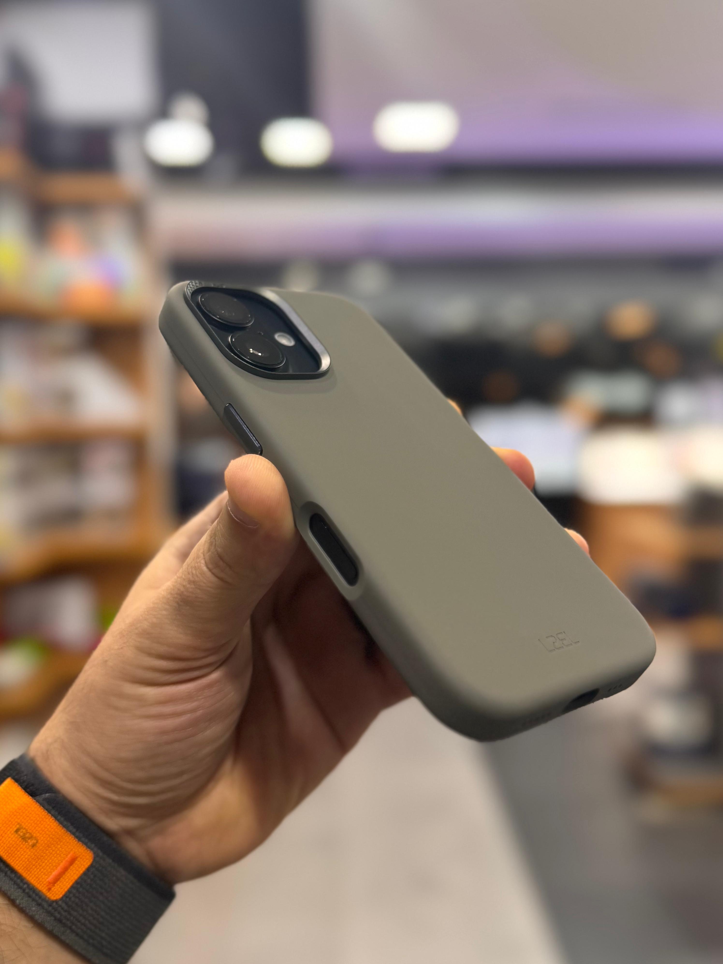 LZEL iPhone 16 Prime shield Silicone Case | Gray