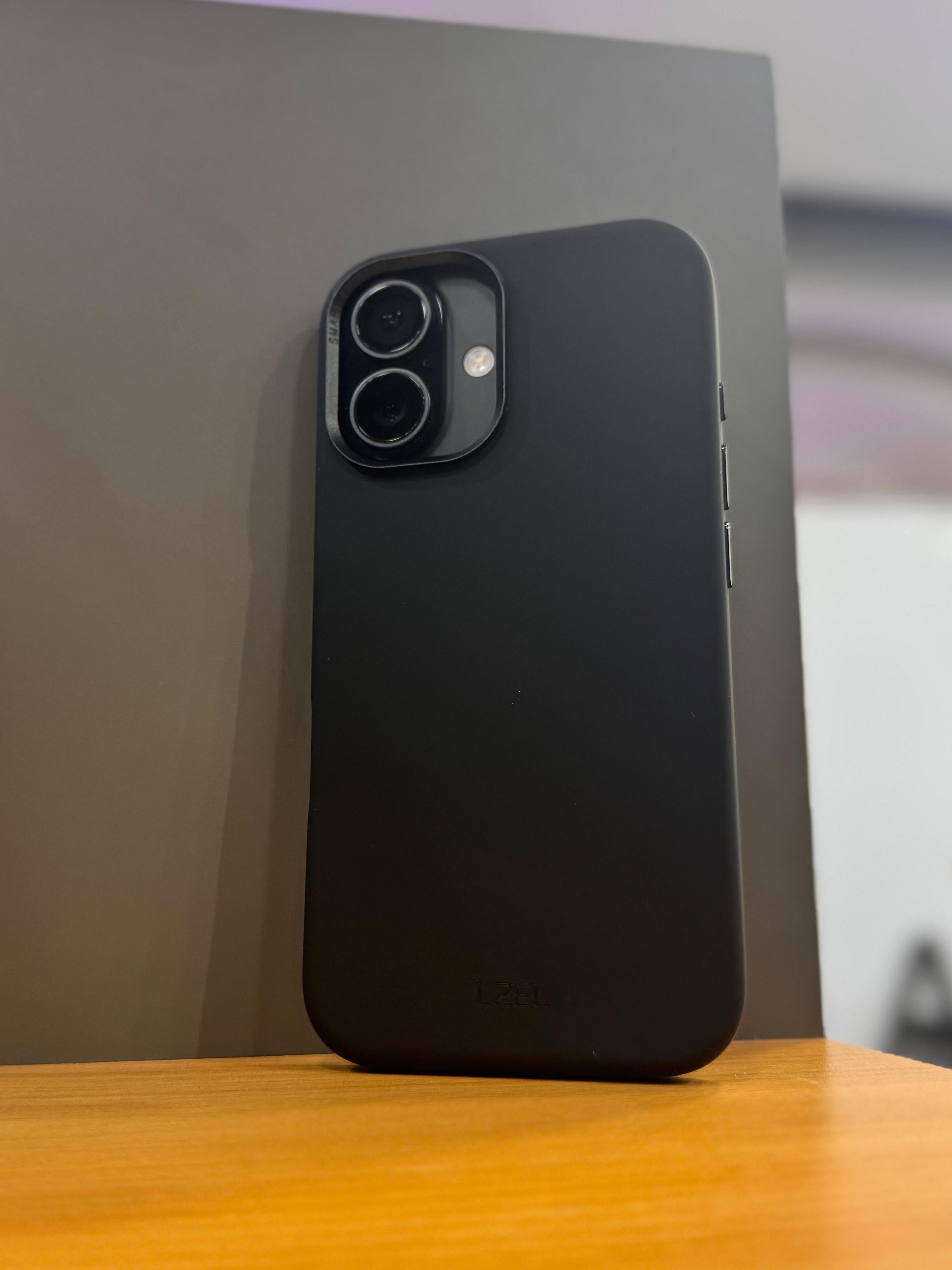 LZEL iPhone 16 Plus PrimeShield Silicone Case | Black