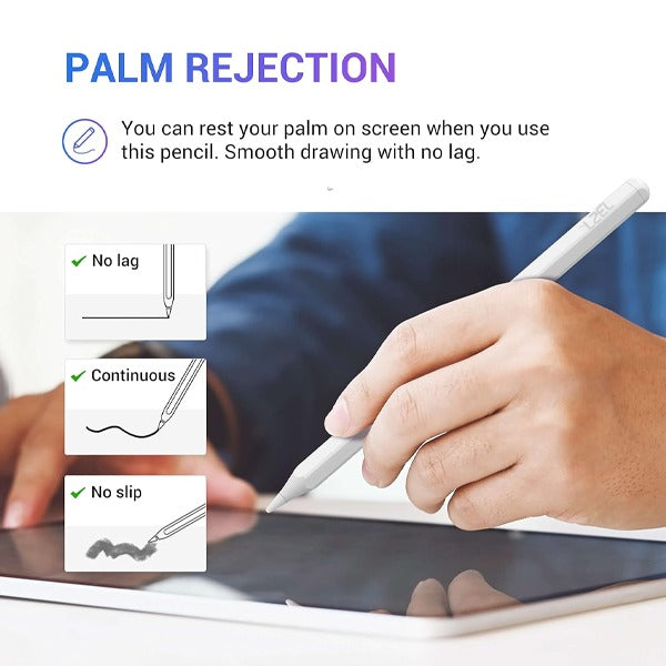 قلم ستايلس من ليزل مع خاصية دعم راحة اليد ويدعم تقنية S-Pen| أبيض
