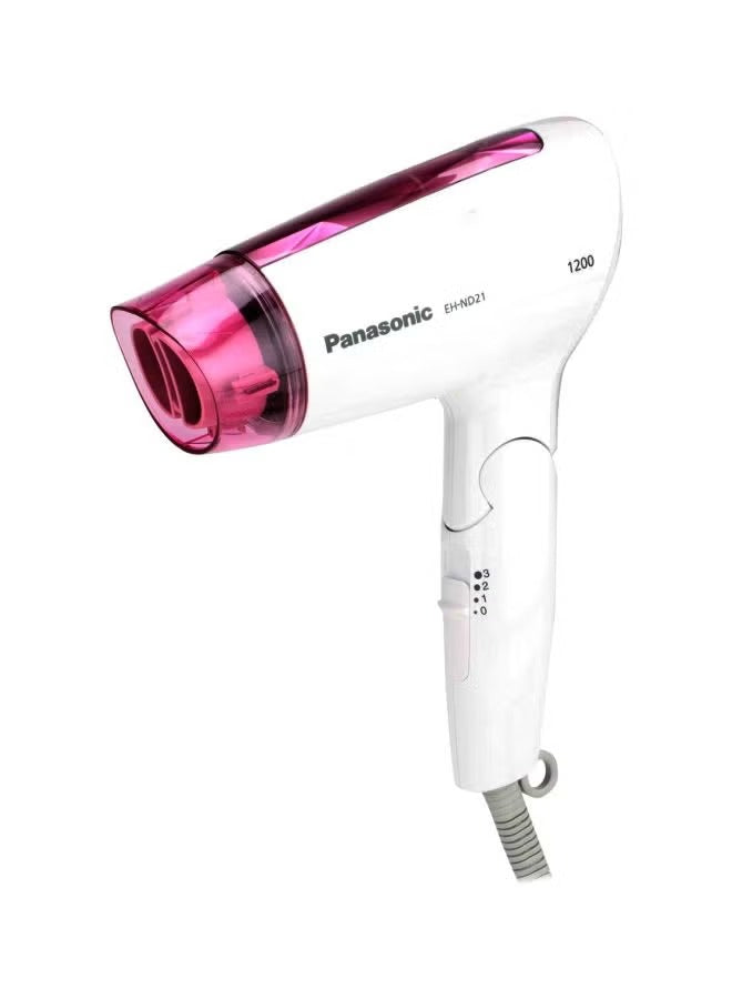مجفف الشعر من Panasonic– قوة 1200 واط | فوهة التجفيف السريع | تصميم قابل للطي
