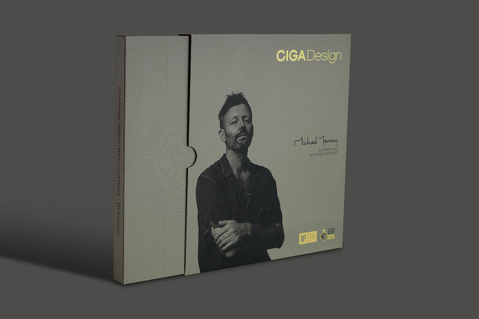 ساعة يد CIGA Design Titanium Edition Michael YoungSeries أوتوماتيكية ميكانيكية ذات هيكل | أسود