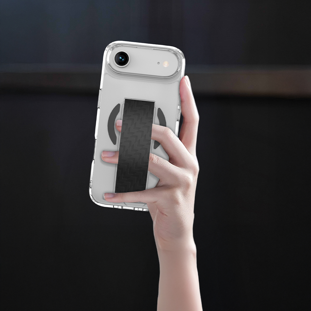 LZEL Magnexa Grip Case for iPhone Air | Black