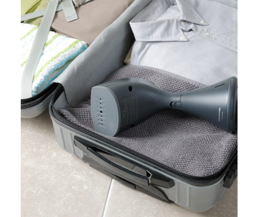 Panasonic Portable and Powerful Handheld Garment Steamer 1800W-160ML | Gray