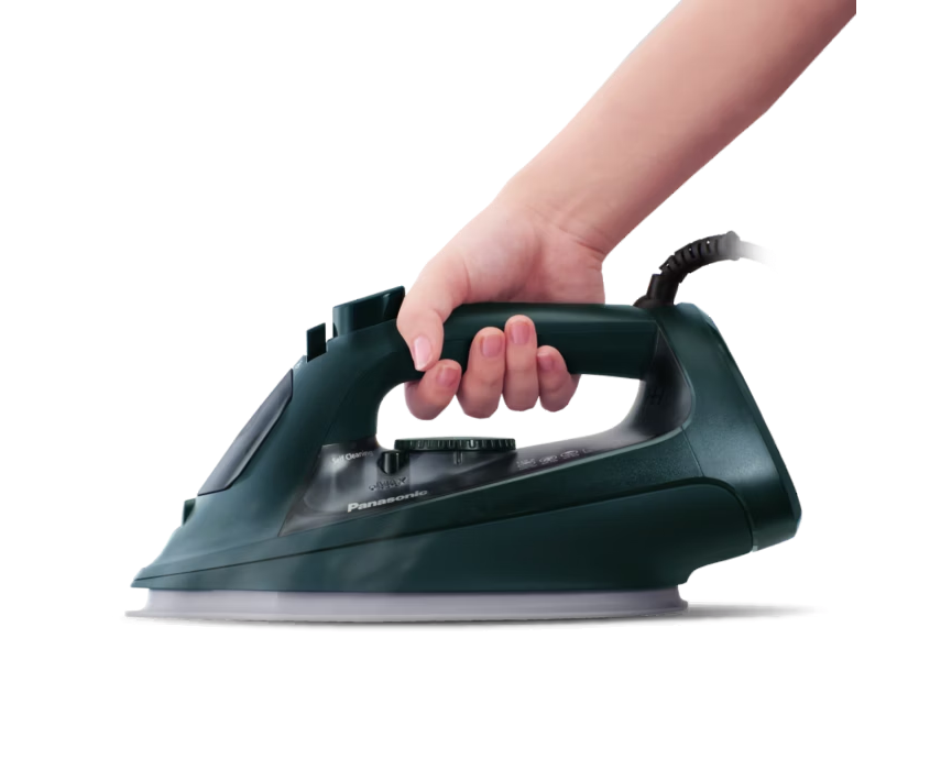Panasonic Steam Iron with Max. 2400W Powerful Steam and Big Soleplate
