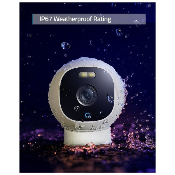 Eufy Spotlight Outdoor Cam Pro Wired 2K Wi-Fi | White
