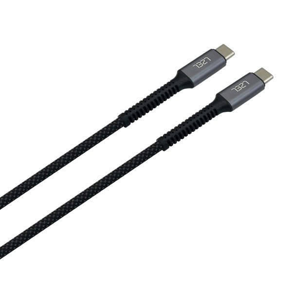 كيبل Celeris Power N مضفر من القماش من ليزل بقوة 240 واط من USB-C إلى USB-C بطول 1.2 متر | أسود