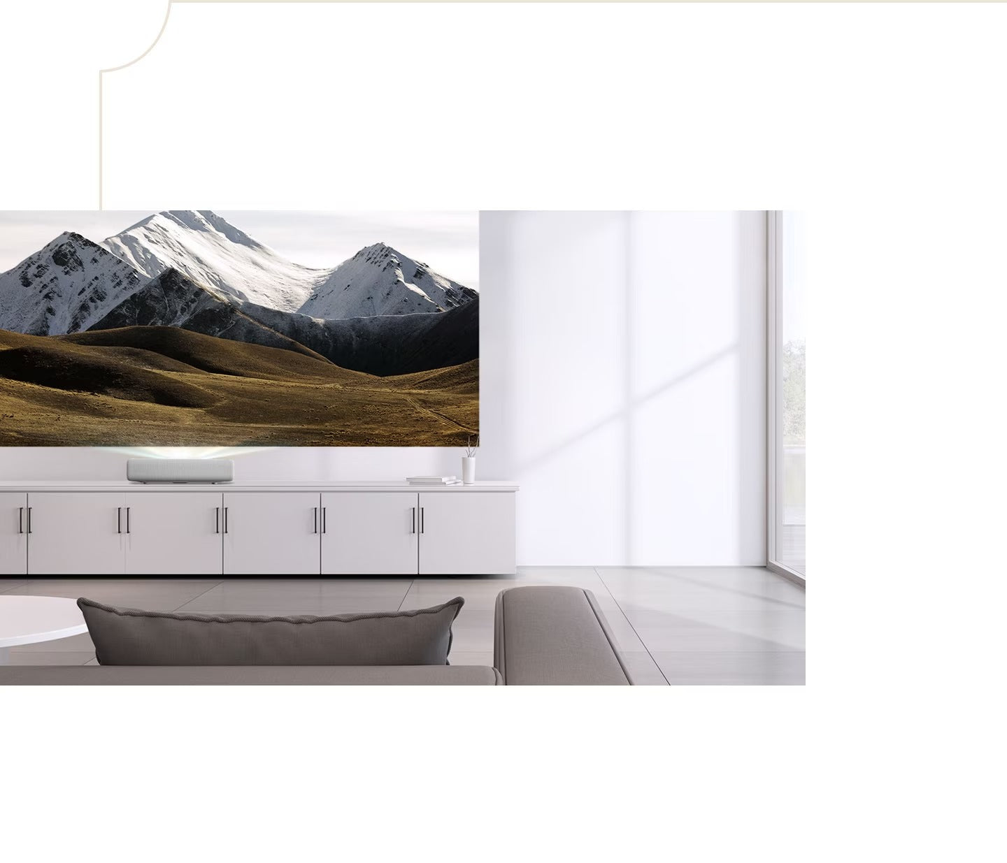 Samsung 120” LSP7T The Premiere Smart 4K Laser Projector
