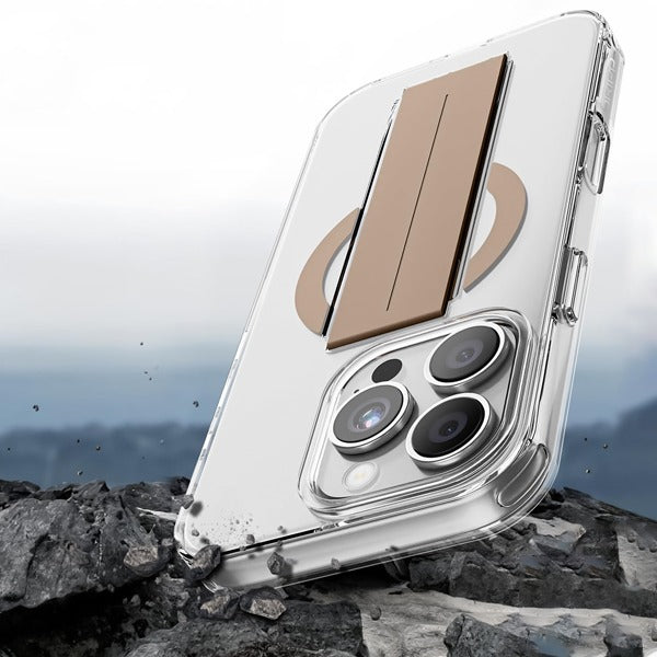 Asli Global iPhone 16 Pro Max Silicone Grip & MagSafe Case | Dark Gold