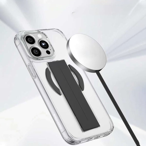 Asli Global iPhone 16 Pro Silicone Grip & MagSafe Case | Black