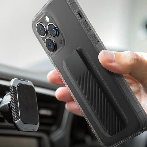 Asli Global iPhone 15 Pro Max GripMag Case Wth Silicone Grip |Clear
