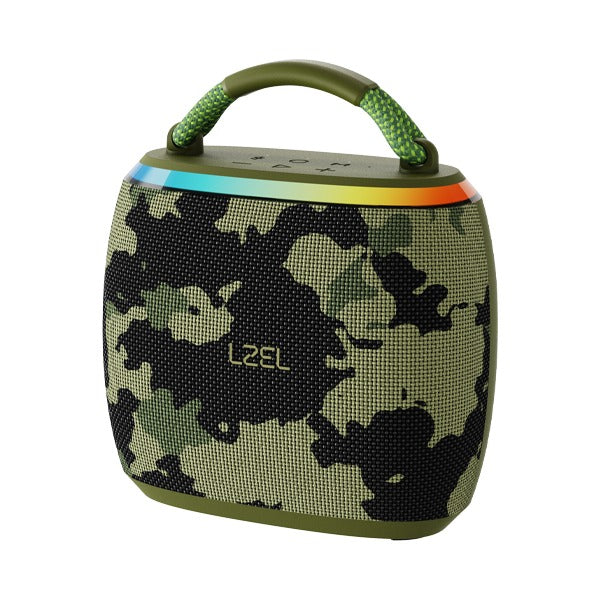 LZEL Aquilasonus Pulse Ultimate Waterproof Portable Bluetooth Speaker | Camo