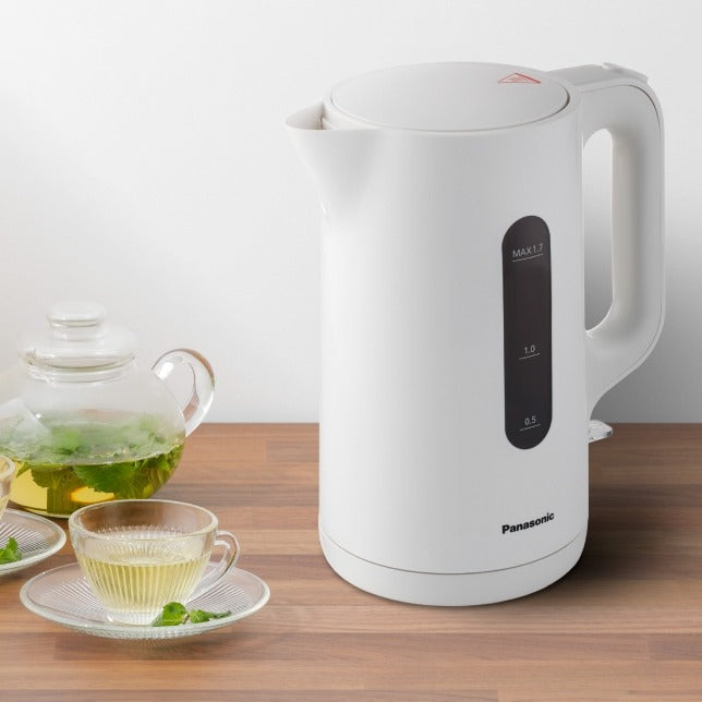 Panasonic Electric Kettle Plastic 1.7L LED Indicator | White