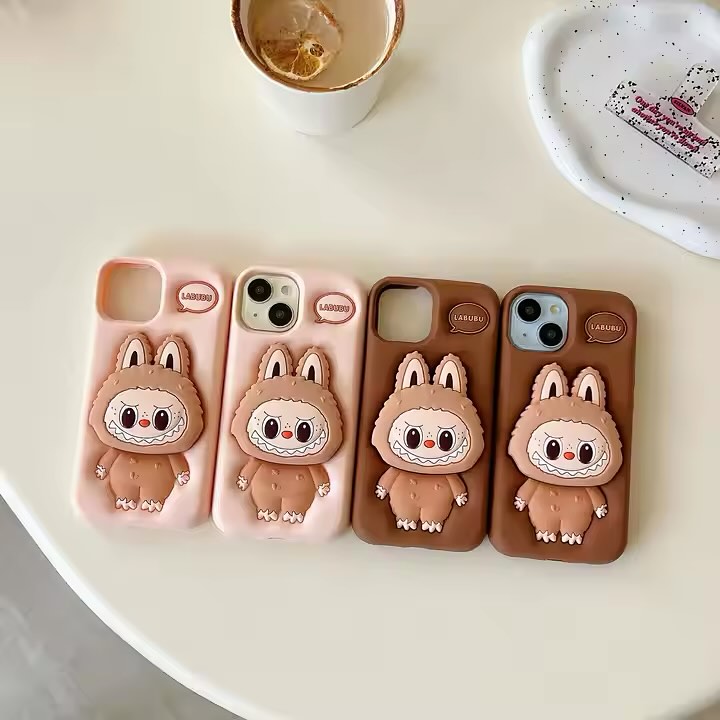 Cute Face Doll Case for iPhone 15 Plus | Mixed Colors