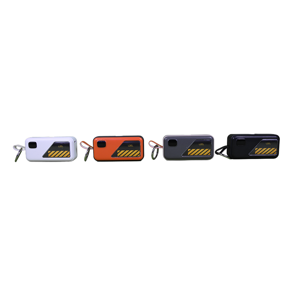 بطارية شحن من ليزل – NanoFlux Charger Mini بسعة 5000 مللي أمبير، يدعم تقنية الشحن السريع PD ومنفذ Type-C ، مزوّد بكابل Lightning مدمج | برتقالي