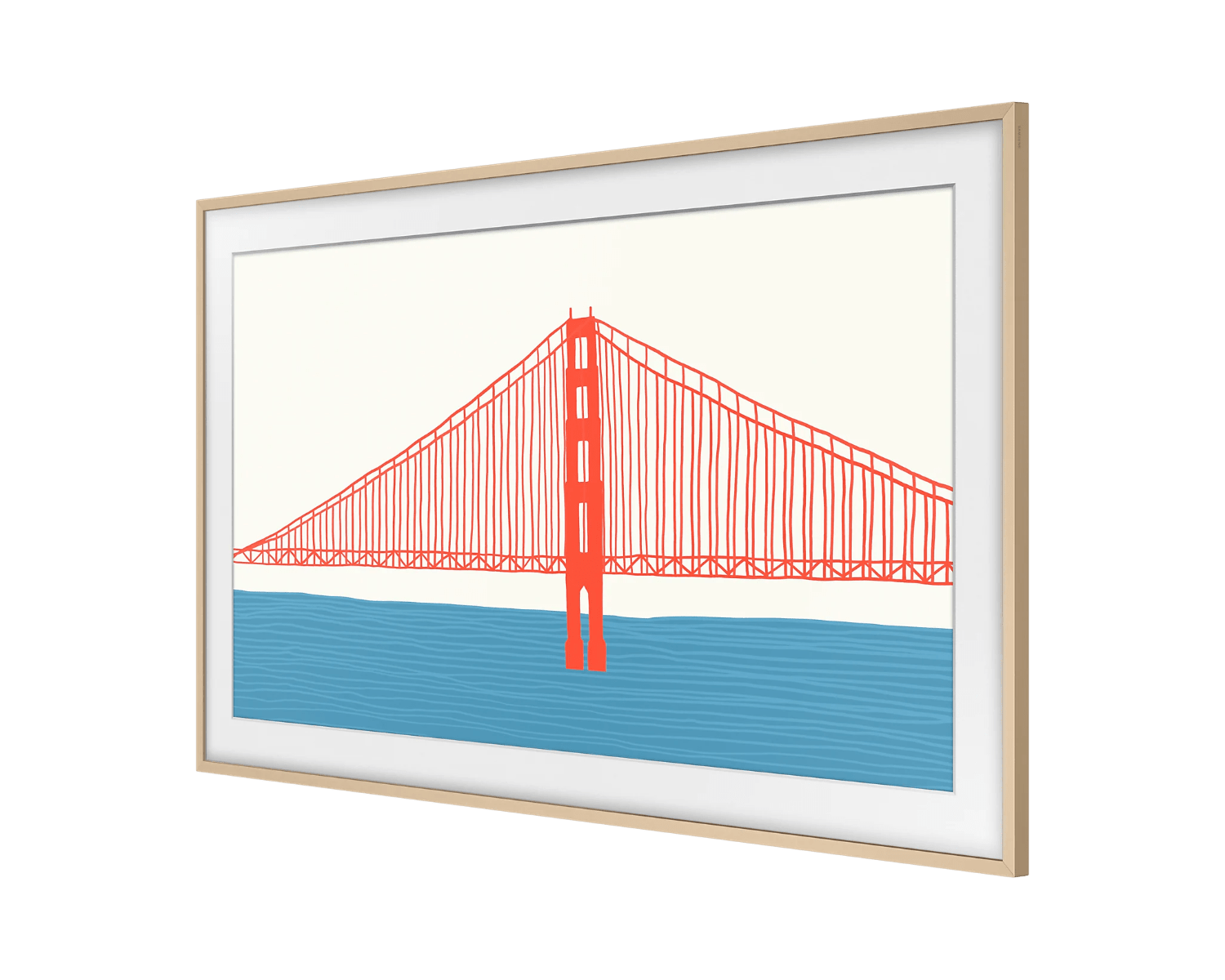 Samsung Customizable Beige Color Bezel for The Frame TV 50 inch