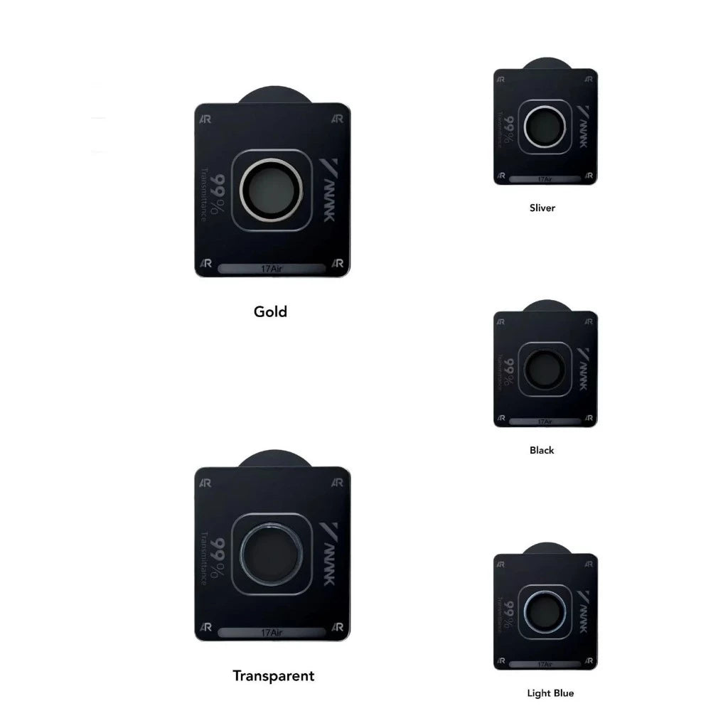 Anank 10X Reinforced 99% AR Lens Guard for iPhone 17 Pro / 17 Pro Max | Silver
