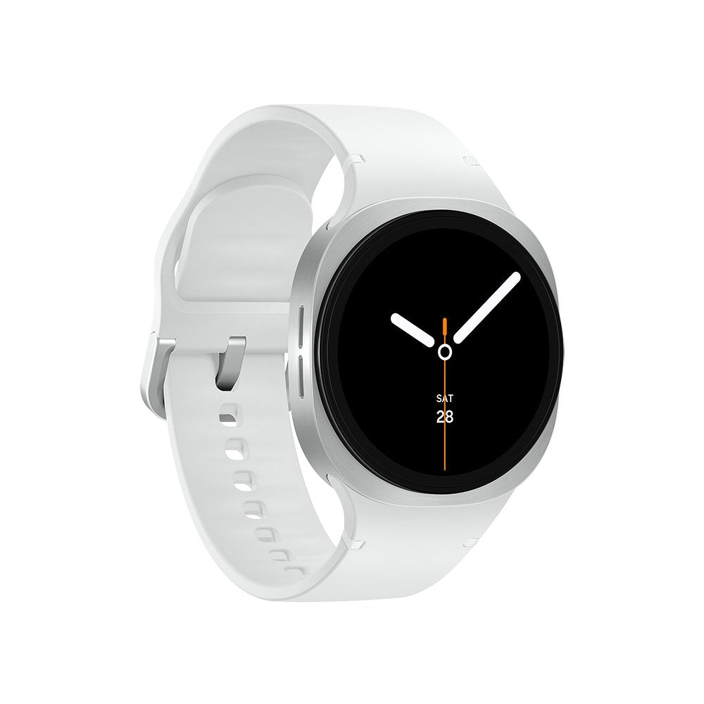 ساعة Galaxy Watch 8 LTE بمقاس 40 مم من Samsung | فضي