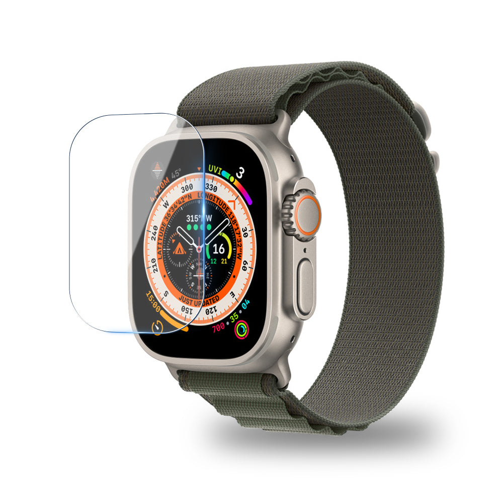 LZEL Zentrix Shield Titanium Edge Screen Protector For 49mm Watch | Transparent