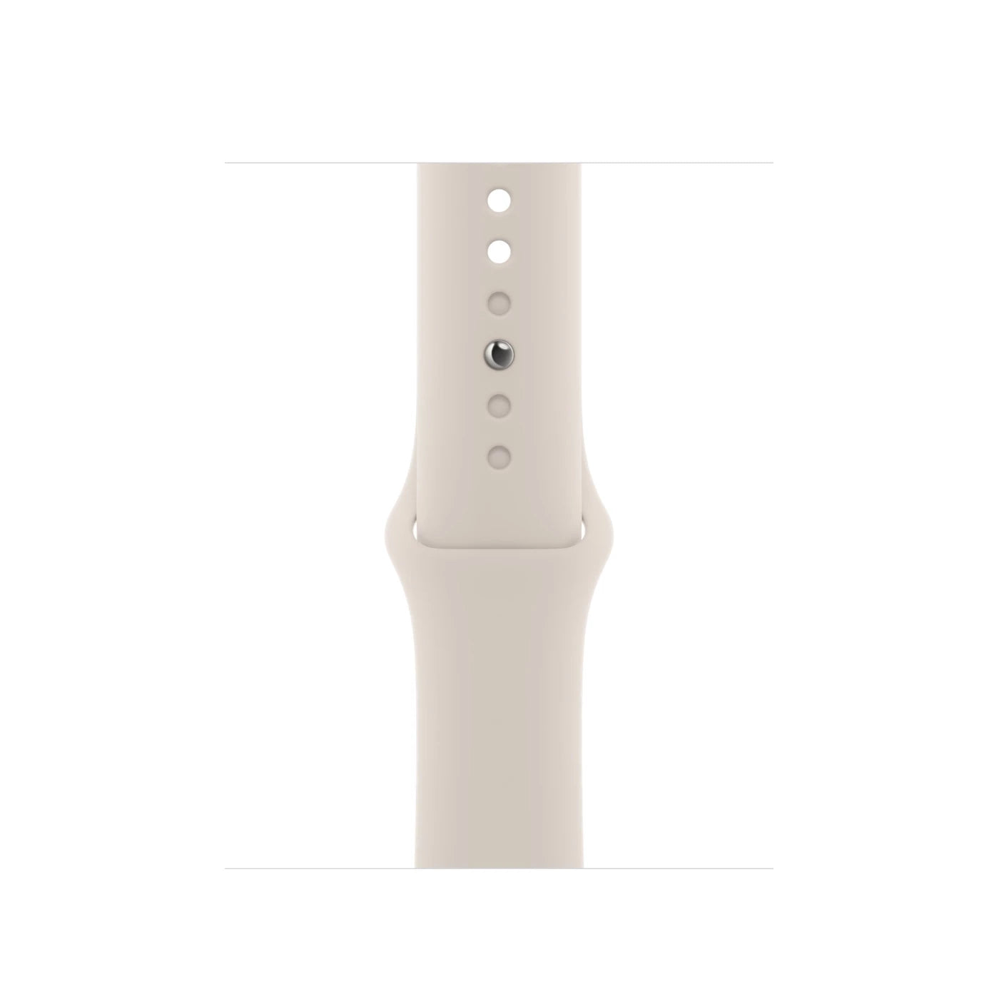 Apple Watch Series 8 GPS + Cellular 41mm Gold Stainless Steel Case with Starlight Sport Band - Regular