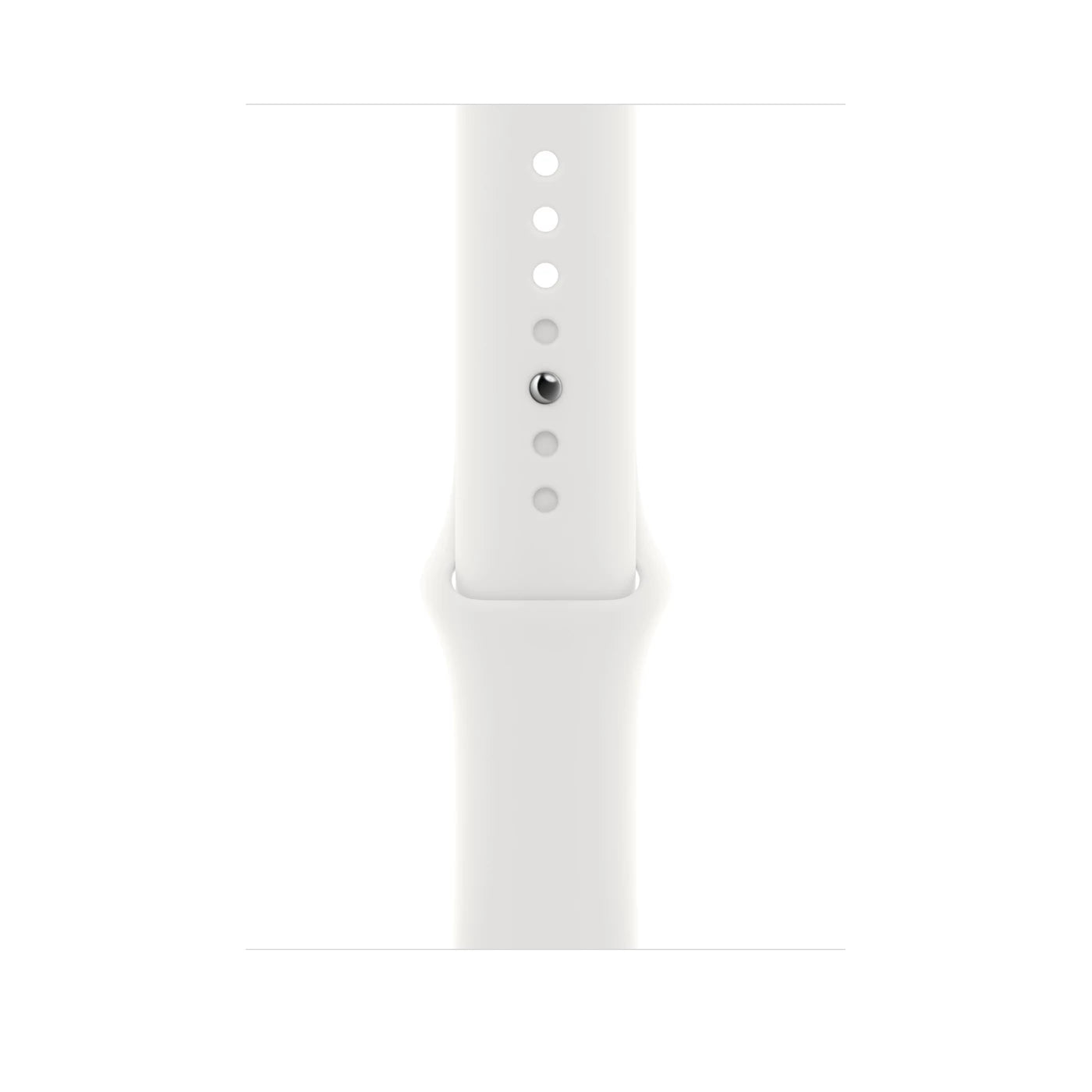 Apple Watch SE GPS + Cellular 44mm Silver Case with White Sport Band | Regular