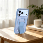 aslitec Luxestand Mag Crystal Clear Magsafe Case With Leather Kickstand For iPhone 18 Pro Max