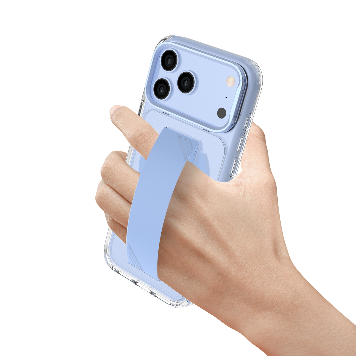 LZEL Silicone Maggrip Crystal Clear Magsafe Case With Silicone Grip Case For iPhone 18 Pro