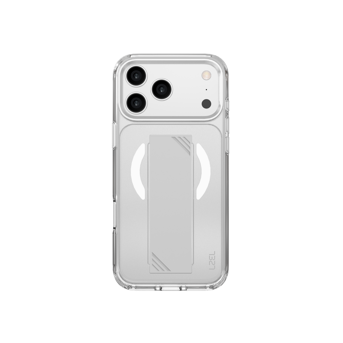 LZEL Silicone Maggrip Crystal Clear Magsafe Case With Silicone Grip Case For iPhone 18 Pro