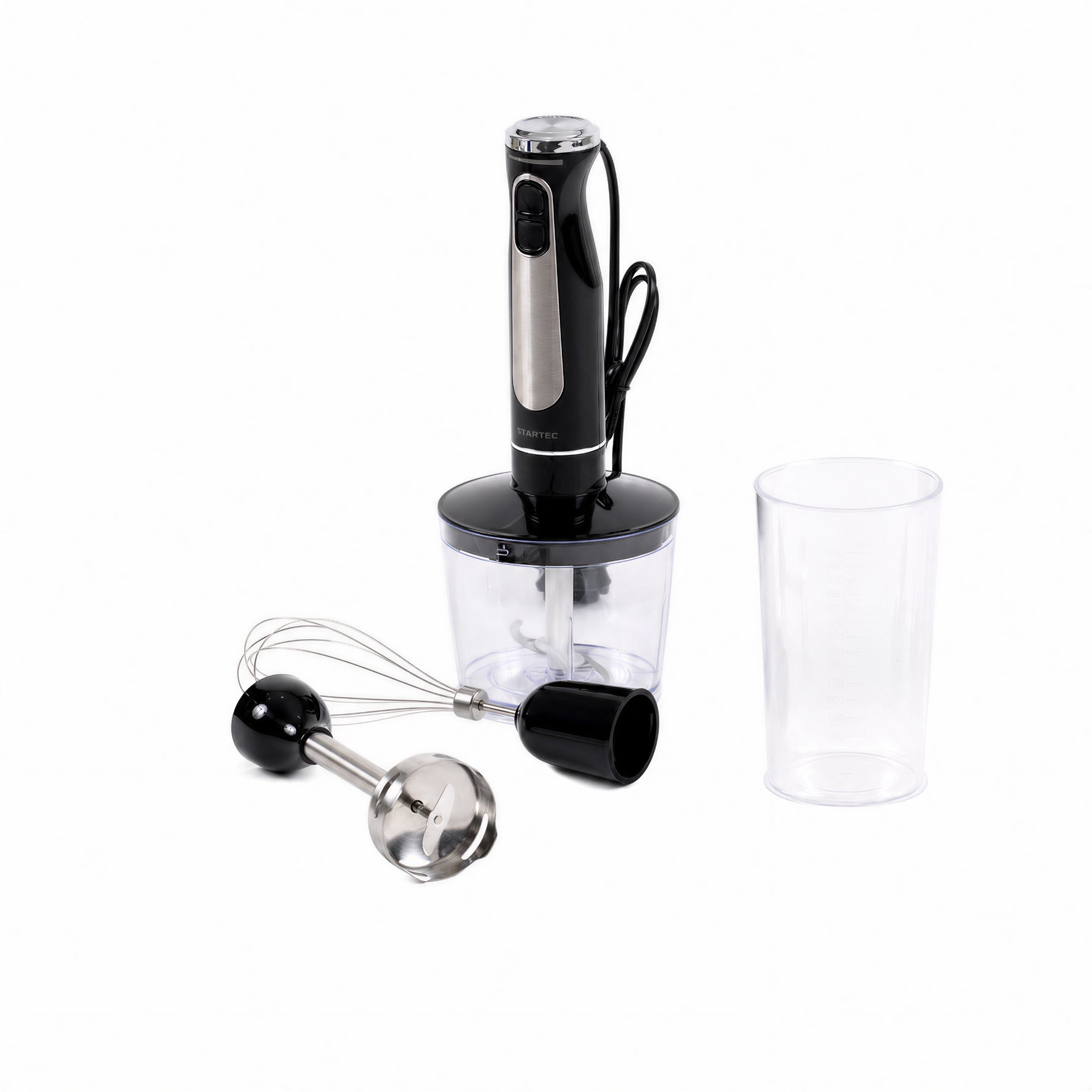 Star Tec Hand Blender with Chopper |black