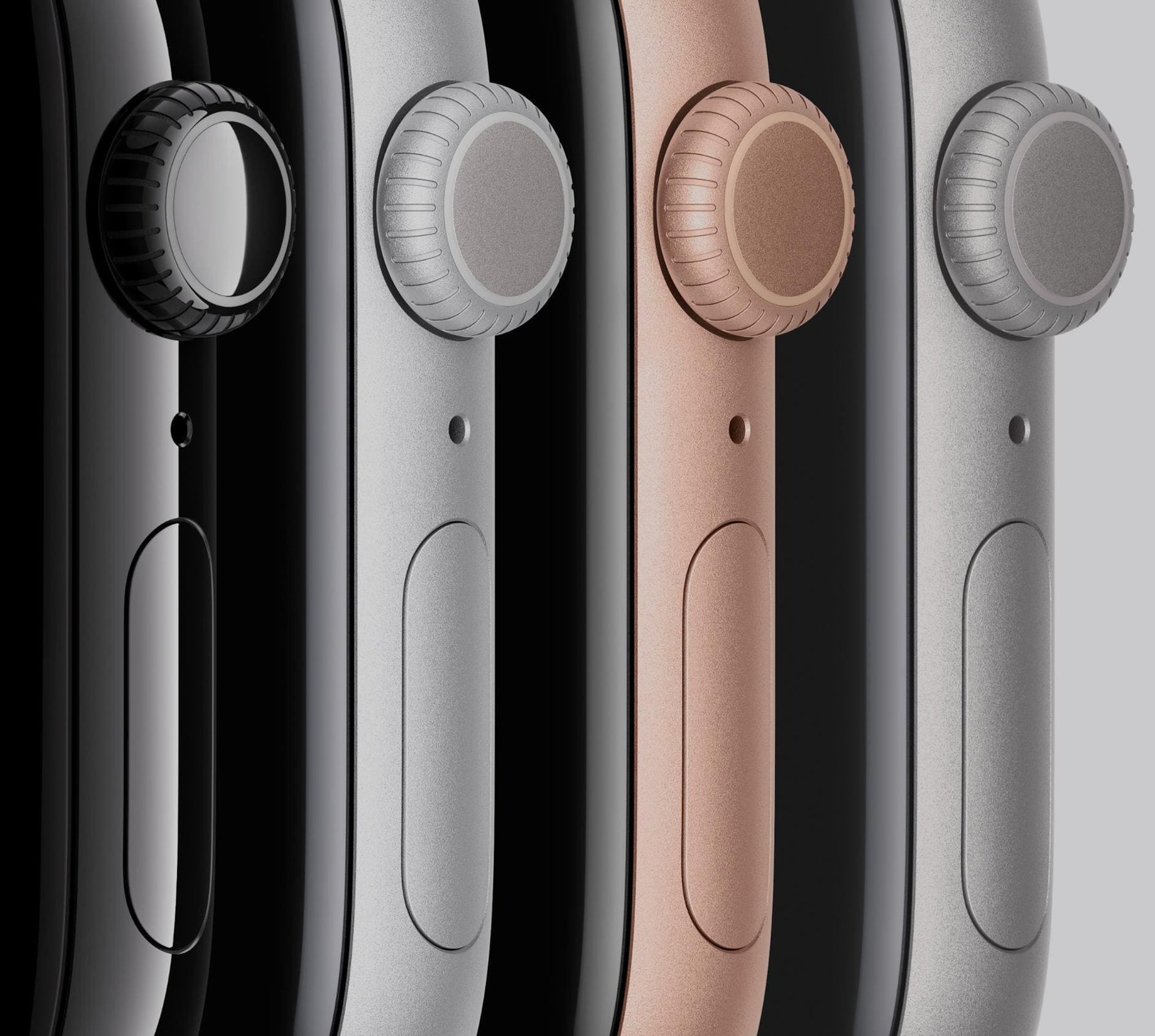 ساعة Apple Watch Series 11 (GPS + Cellular) مقاس 46 مم – هيكل ألومنيوم رمادي مع سوار رياضي أسود | مقاس M/L