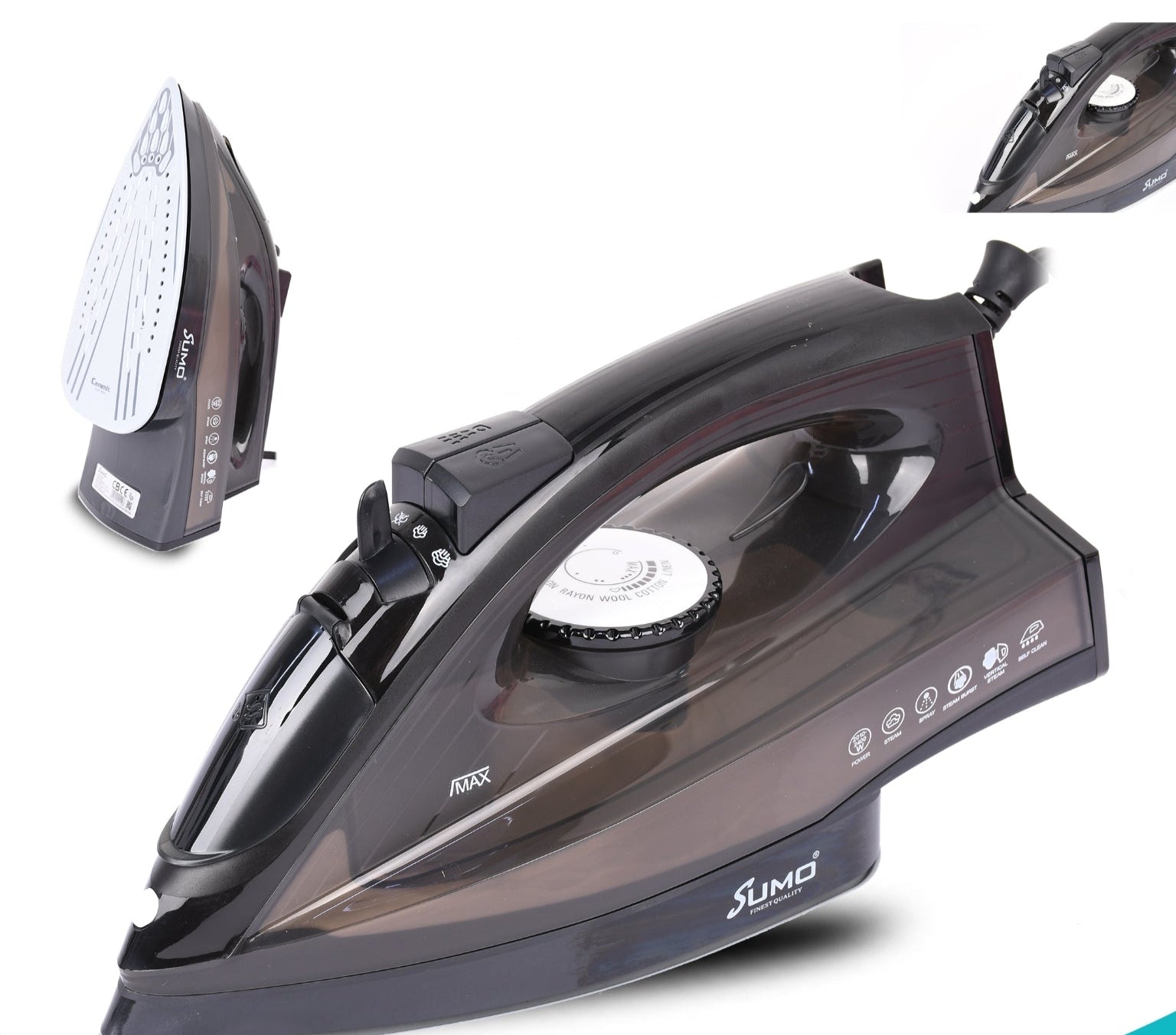  مكواة بخار سيراميك 2400 واط من Sumo 