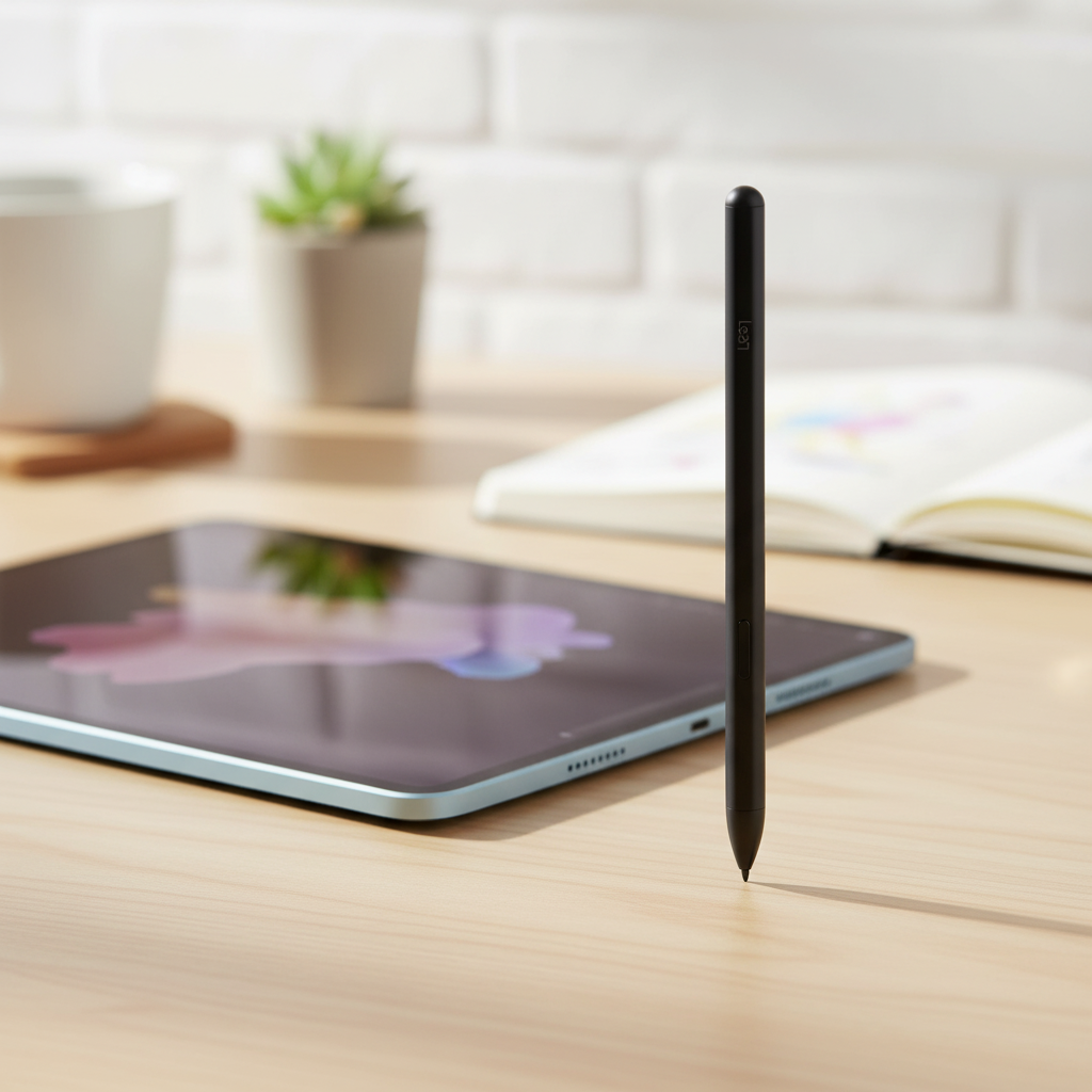 قلم ستايلس من ليزل مع خاصية دعم راحة اليد ويدعم تقنية S-Pen| أسود