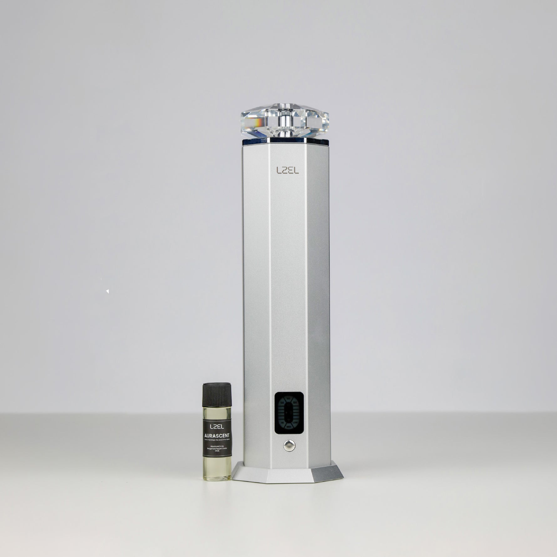 LZEL Aroma Diffuser Aromavista Essence Premium Scent Diffuser Led Display - Cold Air Diffusion Tech - 120 Ml