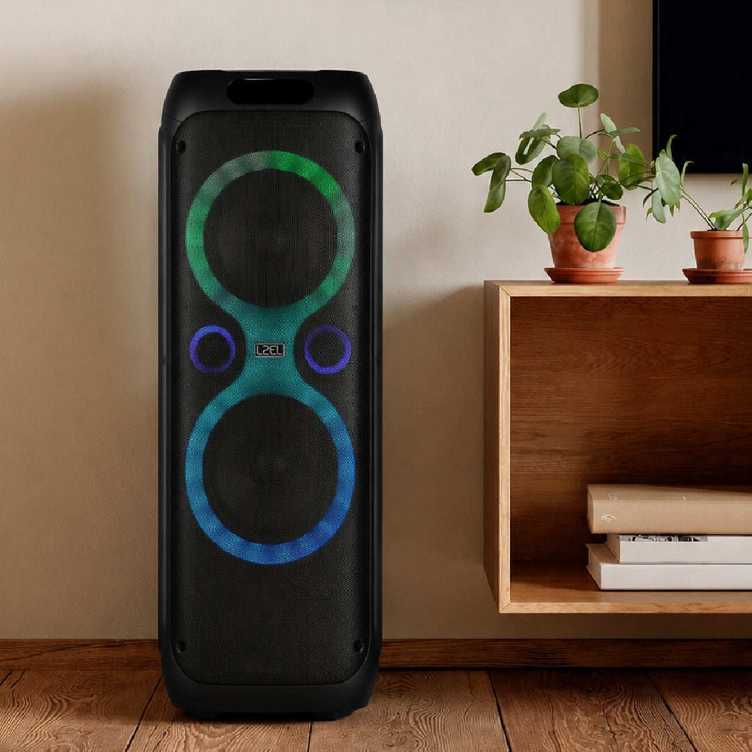 LZEL Aquilasonus A500 Karaoke BT Speaker LED Display 80W High-power 6000mah