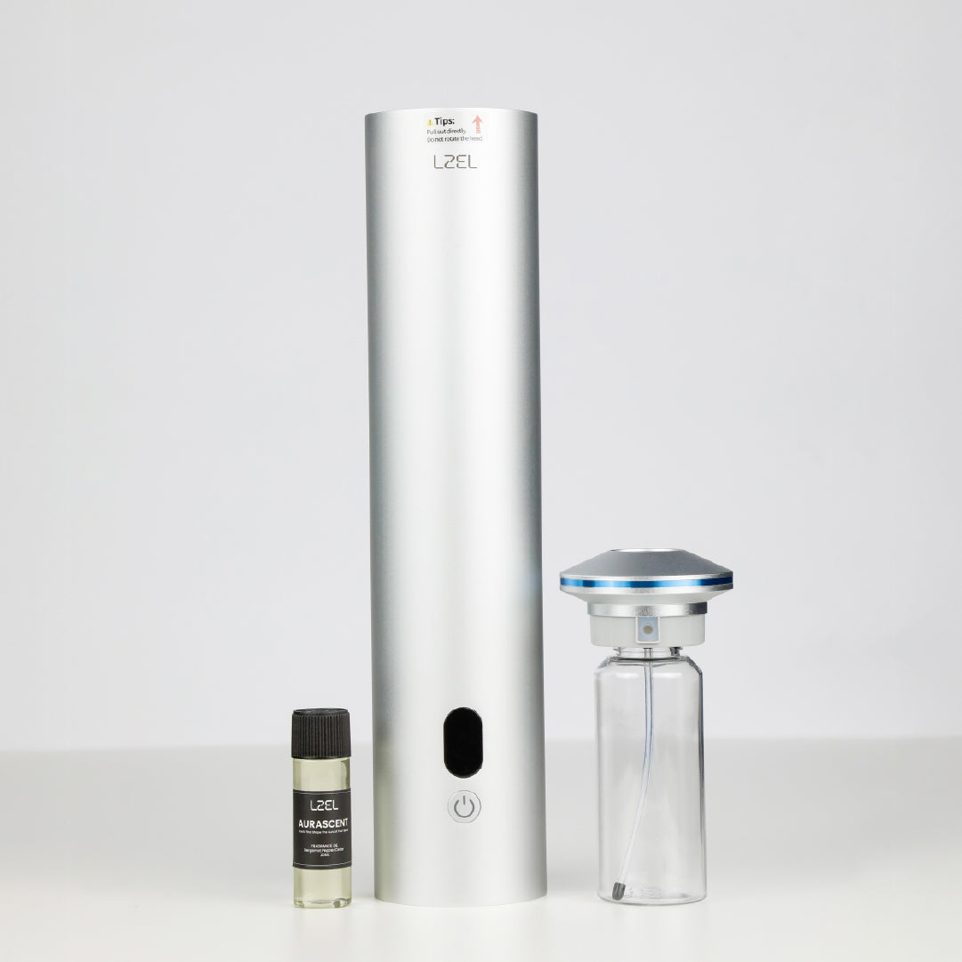LZEL Aroma Diffuser Aromavista Serenity Prestige Scent Diffuser Waterless Nebulizer Aroma Diffuser, 2000sqft