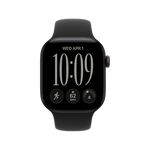 Apple Watch Series 12 GPS 42mm Black with Black Sport Band M/L