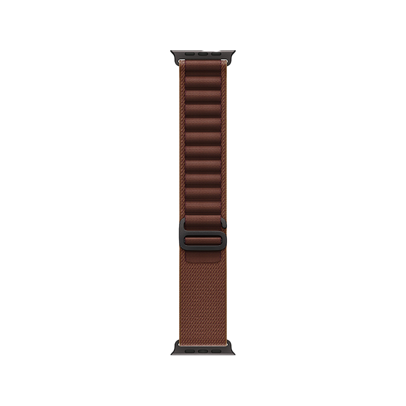 Apple Watch Ultra 4 GPS + Cellular 49mm Black Titanium Case with Burgundy Alpine Loop - L