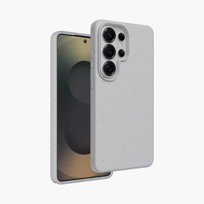  كڤر حماية Keephone Lycucci سيليكون سائل بتصميم جلدي ودعم الشحن اللاسلكي لهاتف Samsung S26 Ultra
