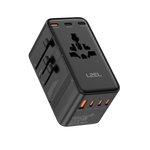 LZEL Voyage Globepowers 205W GaN III Fast PD Travel Adapter | Black