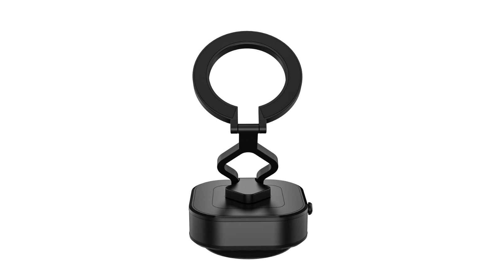 Lzel Magnavas Mount Vacuum Suction Cup Phone Holder 360 Rotation Robust Magnetic Grip | Black